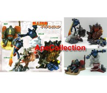 RARO SET 4 Figure Modellini SUPER ROBOT TETSUJIN 28 Bandai Gashapon JAPAN Nuovi