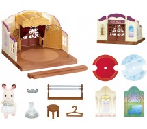 Set Box BALLET THEATER Playset with Sound CHOCOLATE RABBIT GIRL SYLVANIAN FAMILIES Epoch 5256