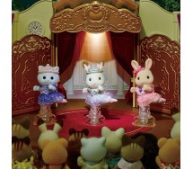 Set Box BALLET THEATER Playset with Sound CHOCOLATE RABBIT GIRL SYLVANIAN FAMILIES Epoch 5256