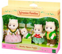 SET 4 Figure Bambole FAMIGLIA WOOLLY ALPACA Family SYLVANIAN FAMILIES 5358