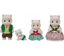 copy of SET 4 Figure Bambole FAMIGLIA GATTI DI MEZZANOTTE Midnight Cat Family Originale SYLVANIAN FAMILIES Epoch 5530