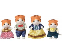 SET 4 Figure Bambole FAMIGLIA GATTO ACERO Maple Cat SYLVANIAN FAMILIES 5290