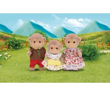 copy of SET 4 Figure Bambole FAMIGLIA GATTI DI MEZZANOTTE Midnight Cat Family Originale SYLVANIAN FAMILIES Epoch 5530