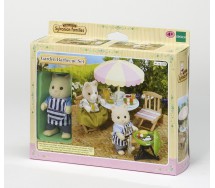 Set Box GARDEN BARBECUE Playset with CAT FATHER SYLVANIAN FAMILIES Epoch 4869