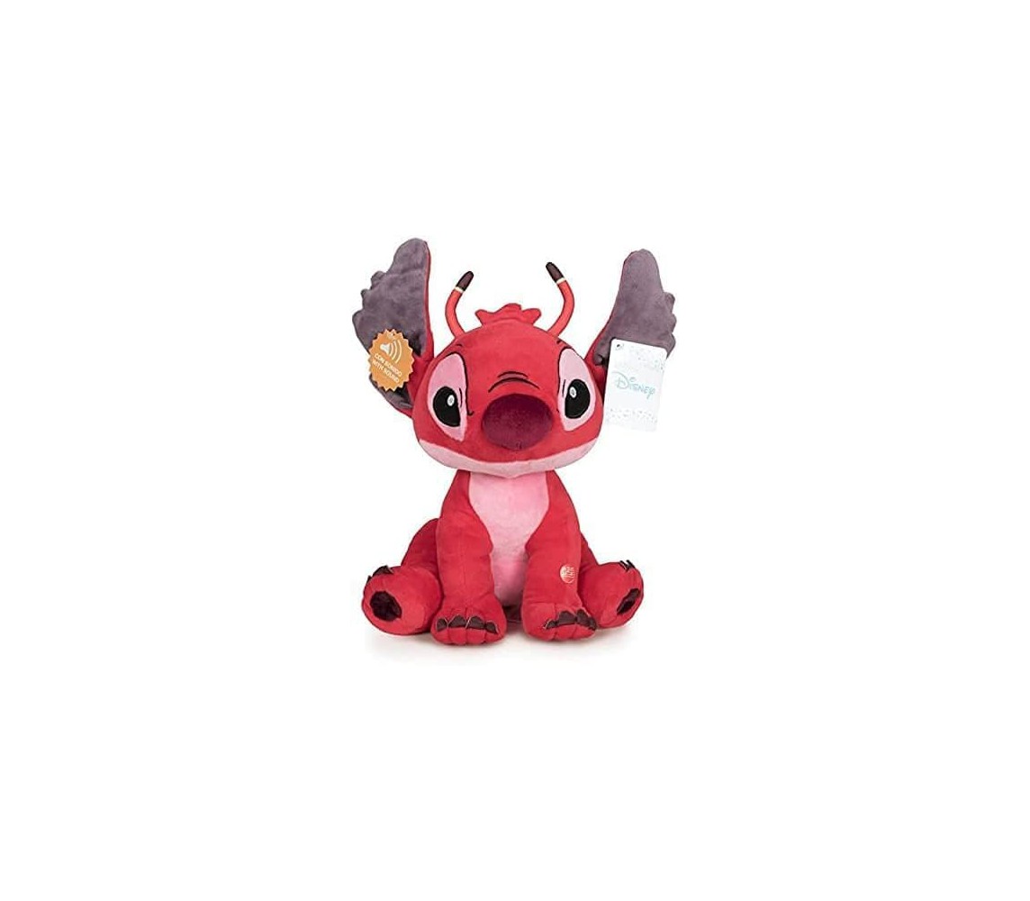 copy of Peluche PARLANTE 20cm LEROY Nemico ROSSO Cattivo da Lilo Stitch Originale DISNEY