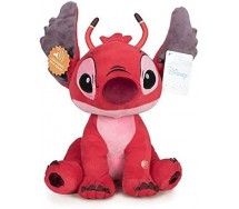 Peluche PARLANTE 20cm LEROY Alieno ROSSO Cattivo Lilo Stitch Originale DISNEY