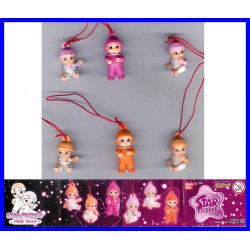 Bandai SET 6 Figures STAR FRIENDS BABY Babies Danglers Swing GASHAPON