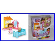 PLAYSET Building Kit DORA Explorer BEDROOM Mega Bloks