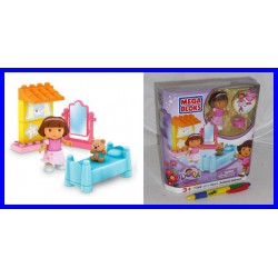 PLAYSET Building Kit DORA Explorer BEDROOM Mega Bloks
