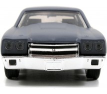 Modello Auto CHEVROLET CHEVELLE Nera OPACA di DOM Fast Furious 1/32 Jada Toys