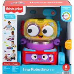 TINO ROBOTTINO Giocatolo Educativo Oltre 120 Suoni ITALIANO Originale Fisher Price DJ16