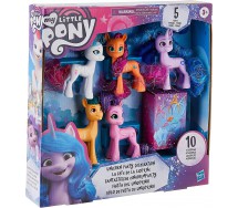 UNICORN PARTY CELEBRATION My Little Pony BOX SET 5 Figure 9cm Con Accessori Hasbro F2033