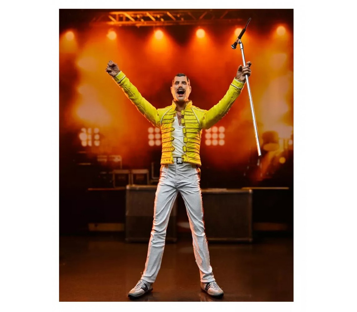Action Figure FREDDIE MERCURY in Concert QUEEN 18cm Original Action Figure FREDDIE MERCURY in Concert QUEEN 18cm Original