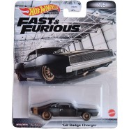 FAST AND FURIOUS Die Cast Modellino Auto '68 DODGE CHARGER 1968 1:64 7cm Hot Wheels MATTEL HCP17