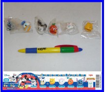 SET 6 Figure DISNEY CHARACTERS Donald Duck Stitch Winnie Aristocats YUJIN Japan