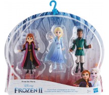 BOX 3 Figure TRAVEL PACK Compagni di viaggio Elsa Anna Mattias da FROZEN Originale HASBRO E6913