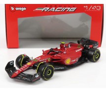 Model FERRARI 2022 F1-75 Formula 1 Car Scale 1/43 12cm CARLOS SAINZ Number 55 Original Die Cast Bburago