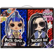 Box Special 2-Pack con 2 BAMBOLE 25cm PUNK GRRRL e ROCKER BOI Remix O.M.G. Fashion Doll ORIGINALE MGA OMG