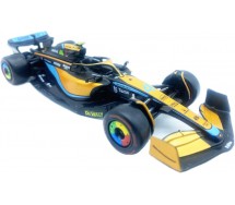 Modello DieCast McLAREN MCL36 Auto Formula 1 Scala 1/43 15cm Pilota LANDO NORRIS Numero 4 Originale Bburago 38063