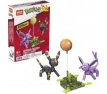 Playset POKEMON 2 Figures 10cm ESPEON and UMBREON 125 Pieces ORIGINAL Mega Construx Bloks HGC21