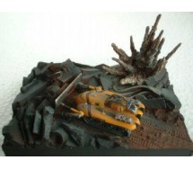 Diorama FIREFLY  THUNDERBIRDS Trading Figure KONAMI Serie POD Vol 2