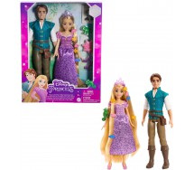 Set of 2 Dolls Disney RAPUNZEL e FLYNN 30cm DISNEY Princess MATTEL HLW39