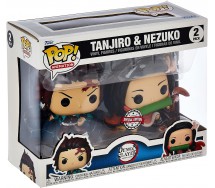 copy of Special BOX 2 Figure TANJIRO e NEZUKO 10cm da DEMON SLAYER Originale POP FUNKO