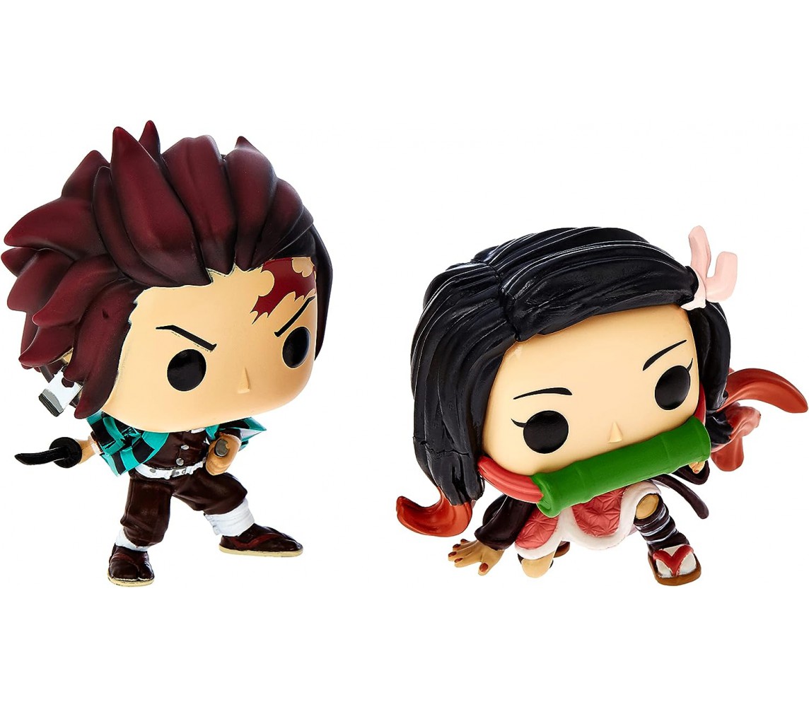 copy of Special BOX 2 Figure TANJIRO e NEZUKO 10cm da DEMON SLAYER Originale POP FUNKO