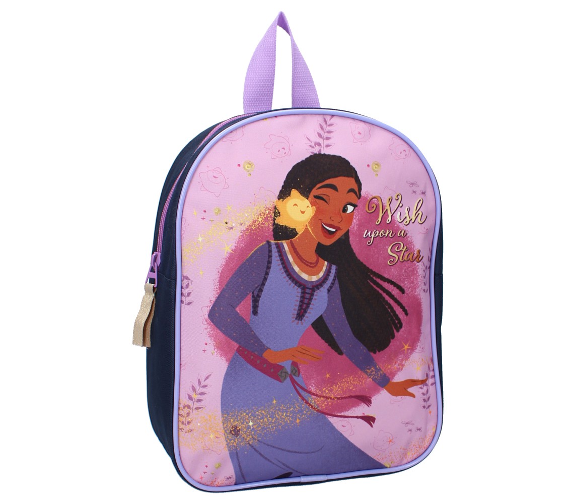 DISNEY WISH Upon a Star Asha 29x22x9cm Violet Black Original School Sport