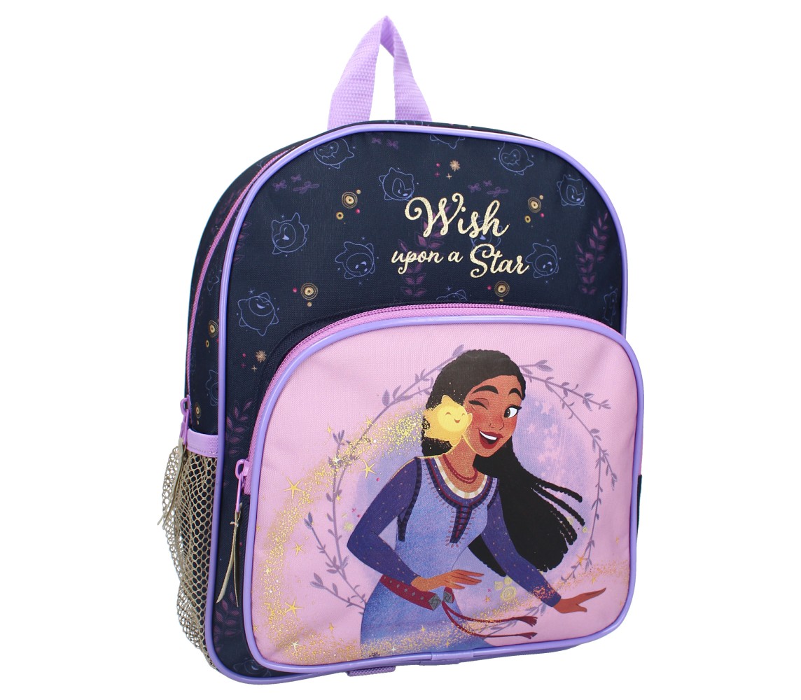 DISNEY WISH Upon a Star Asha 29x23x8cm Violet Black Original School Sport