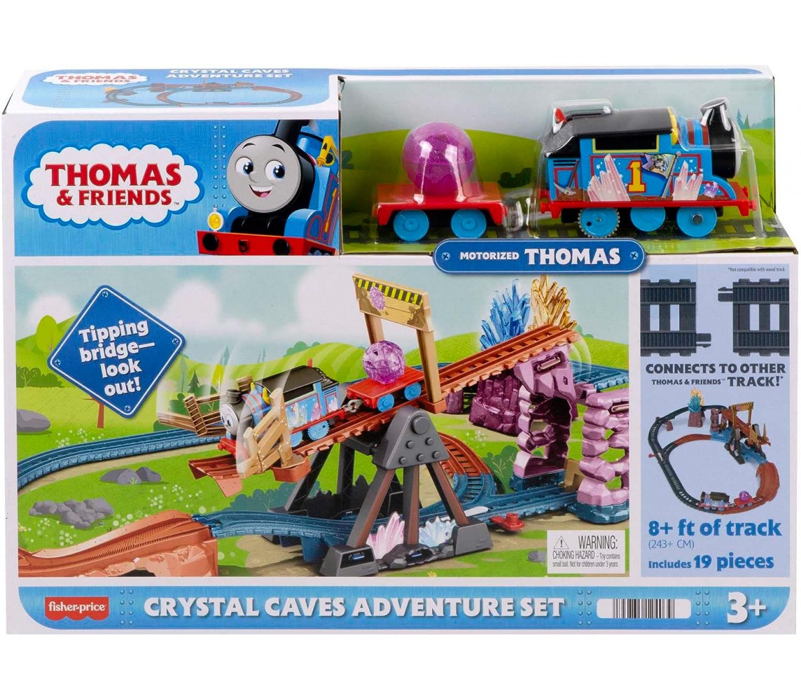 THOMAS TRAIN Track Motorized CRYSTAL CAVES Set Train Fisher Price HMC28