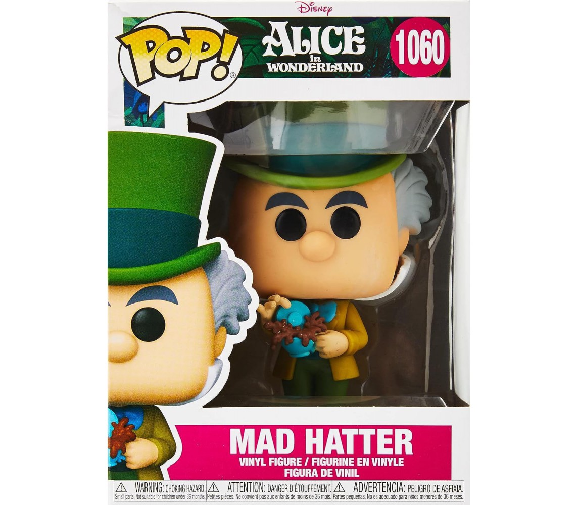 MAD HATTER Alice In WonderlandFigure 12cm ORIGINAL Funko POP DISNEY 1060