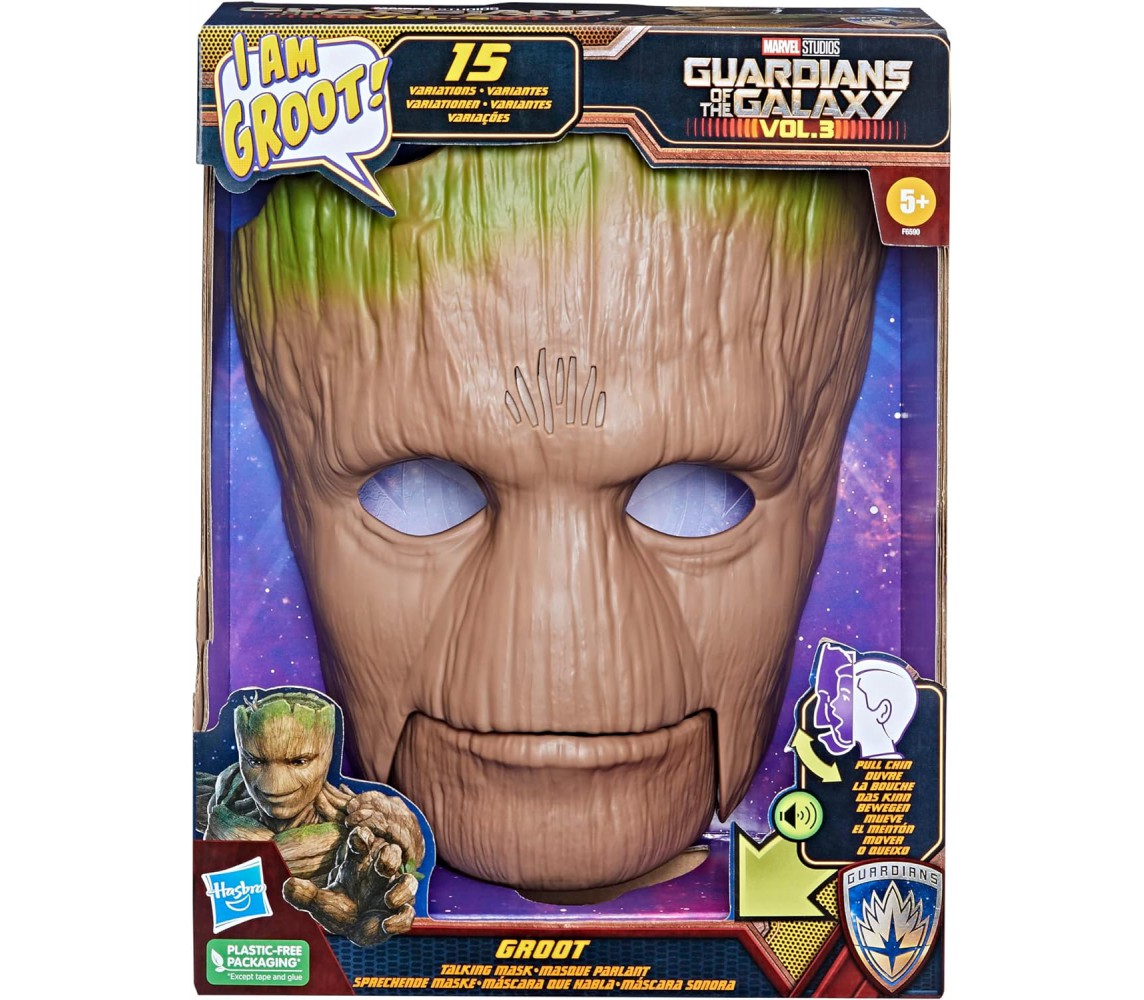GROOT TALKING MASK Guardians of the Galaxy Role Play I AM GROOT HASBRO F6590