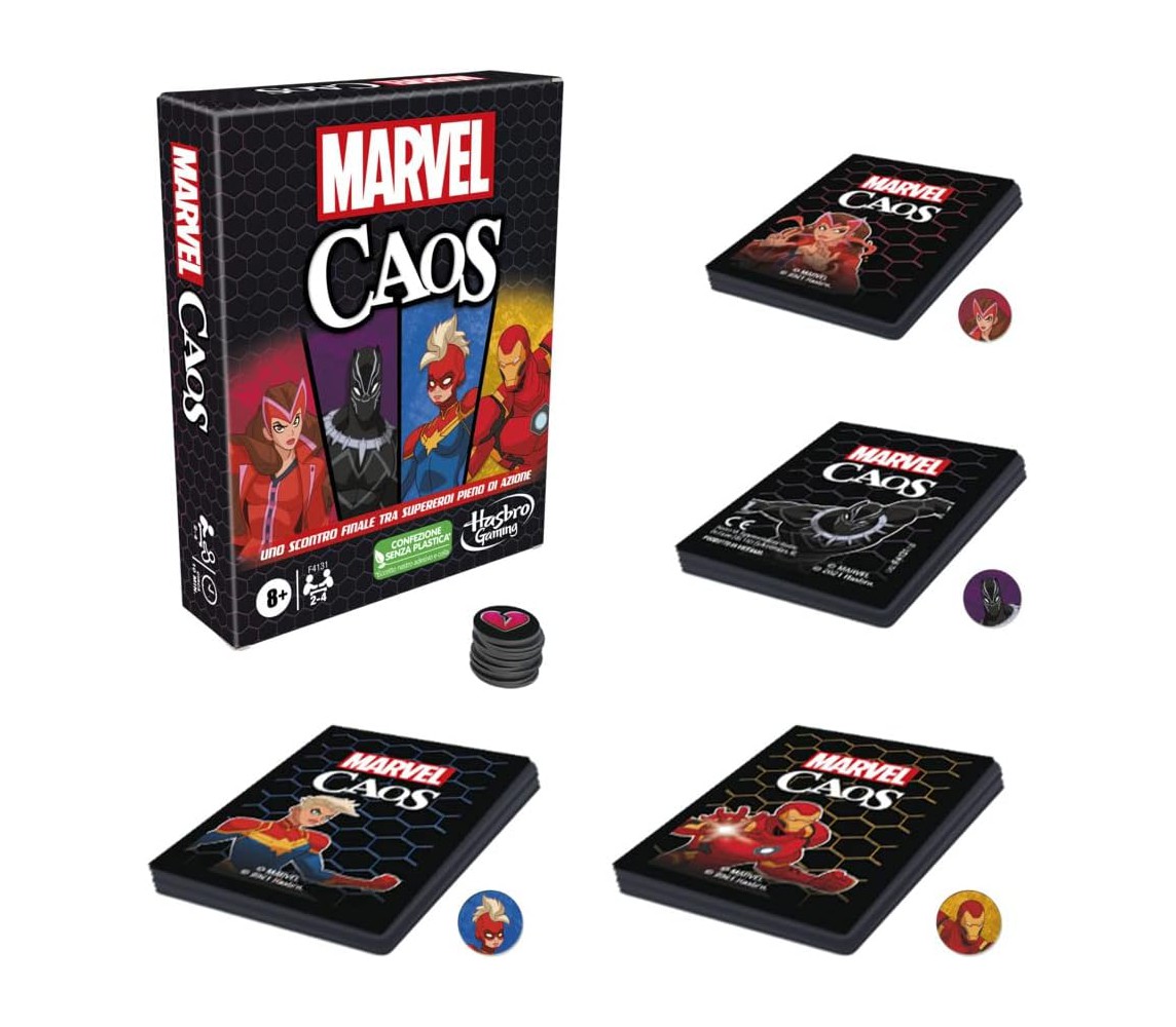 MARVEL CAOS Vard Game IN ITALIAN LANGUAGE Hasbro F4131 Mayhem