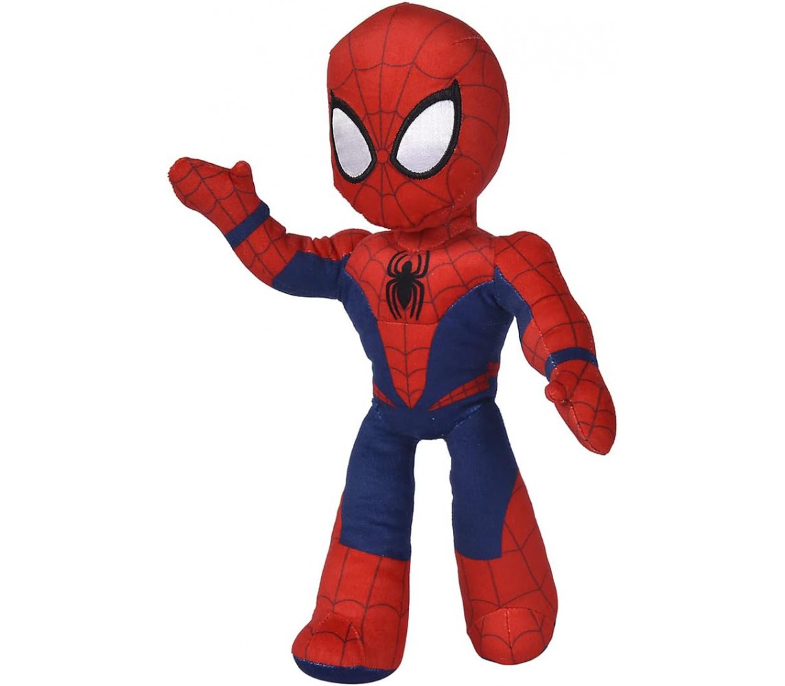 UOMO RAGNO Peluche Posabile Action 25cm ORIGINALE Marvel SIMBA TOYS Spiderman
