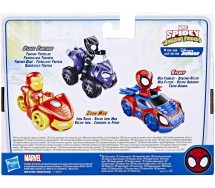 SPIDEY and his Friends Spiderman IRON MAN Iron Racer Vehicle ORIGINAL Hasbro F3992