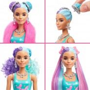 BARBIE Doll PURPLE GLITTER Color Reveal Serie Original MATTEL HBG39