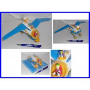 RARO Gadget Topolino AEREO DI ARCHIMEDE e EDI con FIGURE Originale DISNEY