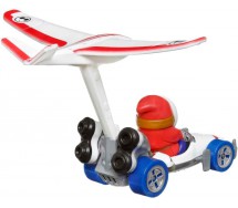 copy of BOX 3 Modelli MARIO KART GLIDER Paracadute BOWSER PEACH TANOOKI 1:64 Hot Wheels