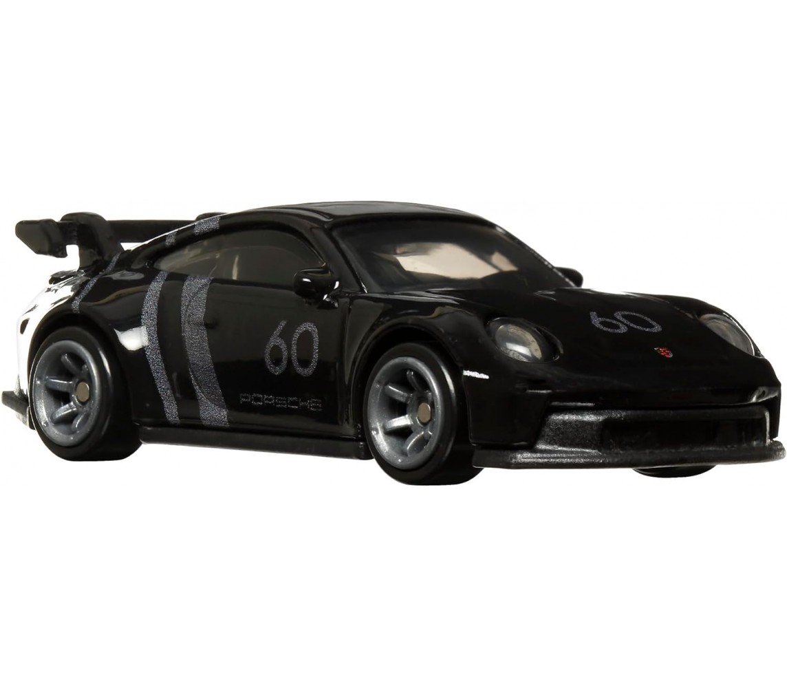 DieCast Car Model PORSCHE 911 GT3 Rare BLACK Scala 1/64 Hot Wheels SPEED MACHINES HKC45