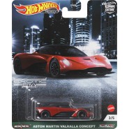 Die Cast Car Model ASTON MARTIN VALHALLA CONCEPT Rossa Scale 1:64 6cm HotWheels GRJ75