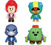 BRAWL STARS Figure BOX Set 4 Spike Colt Leon Corvo 11cm LINE FRIENDS Serie 1