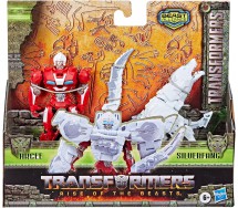 Transformers ARCEE SILVERFANG Box 2 Figure 15cm BEAST ALLIANCE Hasbro F4618