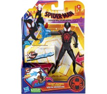 MILES MORALES Figura Action 15cm WEB SPINNING Spiderman UOMO RAGNO Hasbro F5637