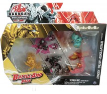 BAKUGAN BATTLE AMP Pack Set EENOCH TALAN AUXILLATAUR Original Spin Master