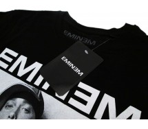EMINEM Slim Shady Arrest T-Shirt Maglietta Nera Adulto Ufficiale ORIGINALE