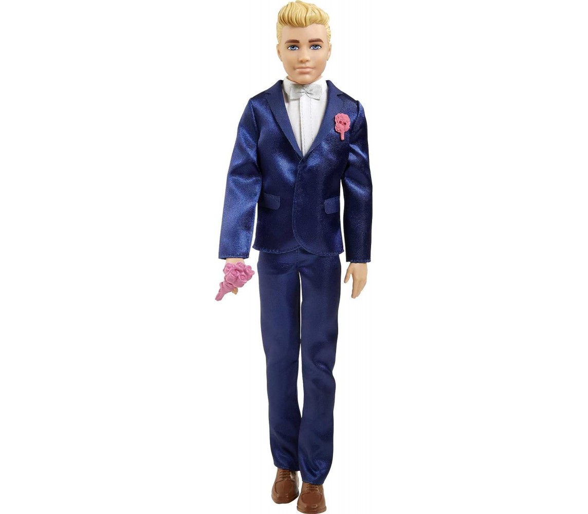 copy of Bambola KEN Fashionistas Biondo Capelli corti con Camicia multicolore Serie BARBIE Fashionistas GRB88 Mattel