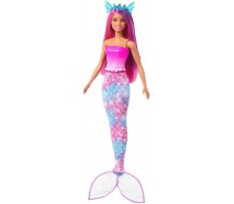 BARBIE DREAMTOPIA BOX ROTTO Bambola 30cm DRESS UP Sirena Mattel HLC28