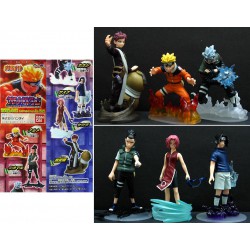 SET 6 FIGURE NARUTO Serie ULTIMATE PART 1 Raro Gashapon BANDAI JAPAN