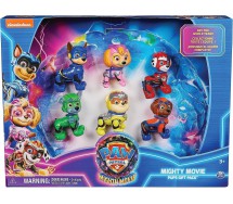 BROKEN PACKAGE PAW PATROL Box Set 6 Action Figures PUPS MIGHTY MOVIE Original SPIN MASTER